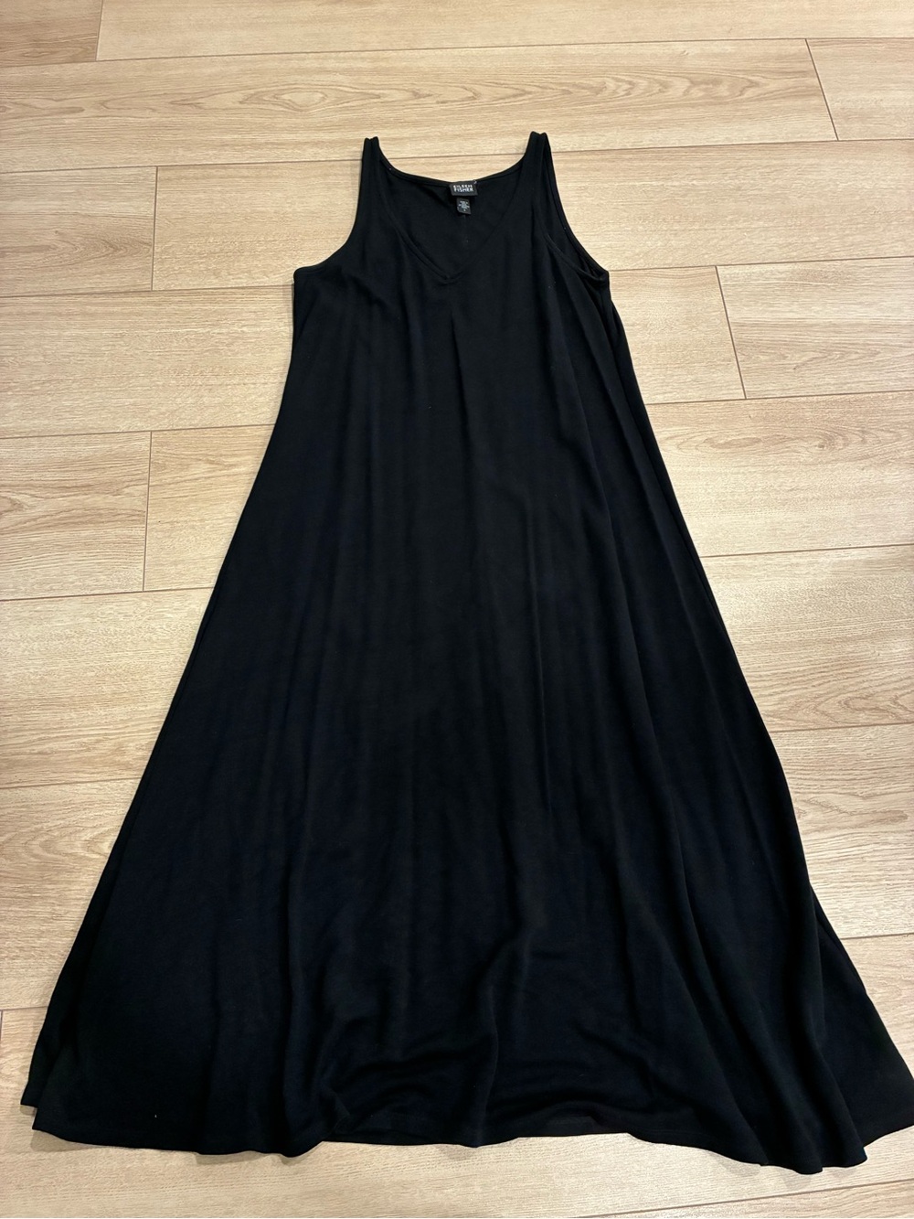 Eileen Fisher Women’s Wool Cashmere Blend Midi Dress V-Neck Size S - Picture 2 of 7
